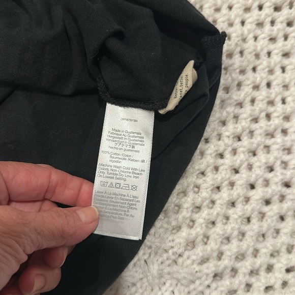 MADEWELL WOMENS XS 100%COTTONClassic Black T-Shirt - Picture 4 of 9